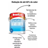 Tinta Termica Elastomerica Comfortherm Brasilux 3kg:branco - 2