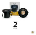 Ver imagem 3 de Spot Led P/ Movel Nicho 1w Embutir Mini Redondo C/2 Unidades - Preto