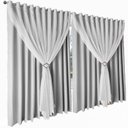 Ver imagem 2 de Cortina blackout Quarto apartamento Mix 6 x 2,50 branco