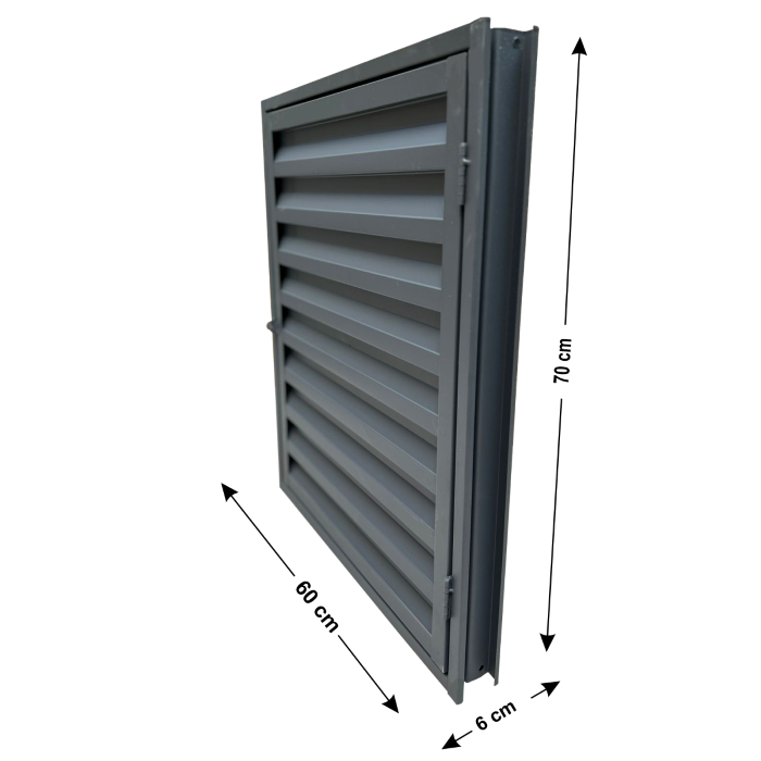 Porta Alçapão Abrigo Portinhola 60x60 Req 6 Cm Aço Primer - 2