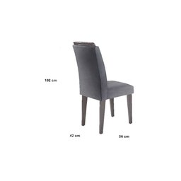 Mesa Alvorada 180 Tp MDF Vidro canto Reto 6 Cadeiras Rufato - 4
