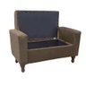 Recamier Bau Rico 160x Cama Queen Size Suede Cappuccino - Majú Decor - 2