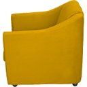Ver imagem 7 de Kit Namoradeira + 4 Poltronas Decorativas para Sala Mila Suede Cores Pé de Plastico Cromado