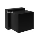 Ver imagem 2 de Acabamento Registro Quadrado Volante Metal Preto Padrão Deca:Preto