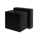 Ver imagem 1 de Acabamento Registro Quadrado Volante Metal Preto Padrão Deca:Preto