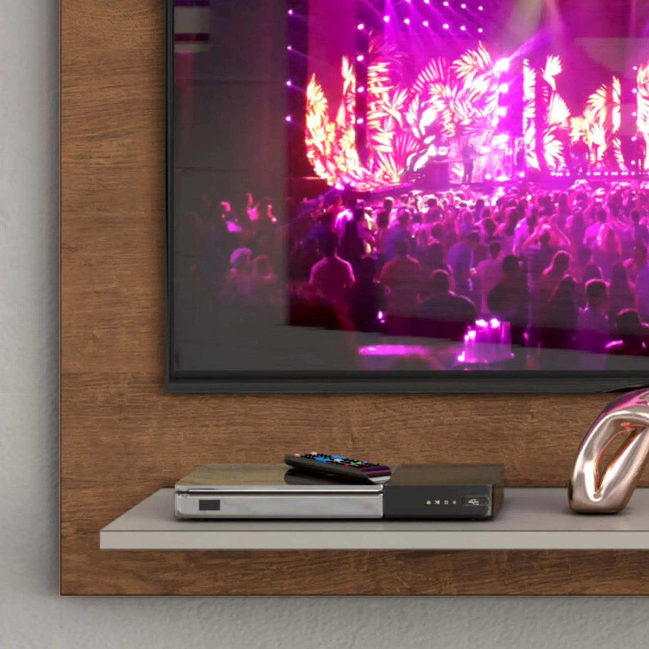 Painel Florence para TV até 42 Polegadas Zanzini Cor Natura Off White - 3