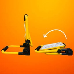 Refletor Holofote Led C/ Bateria Recarregável Portátil 500w Branco Frio - 5