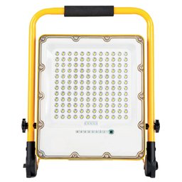 Refletor Holofote Led C/ Bateria Recarregável Portátil 500w Branco Frio - 1