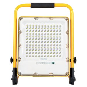 Refletor Holofote Led C/ Bateria Recarregável Portátil 500w Branco Frio