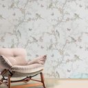 Ver imagem 1 de Papel de Parede Animal Print Passaros nos Galhos-60x300cm