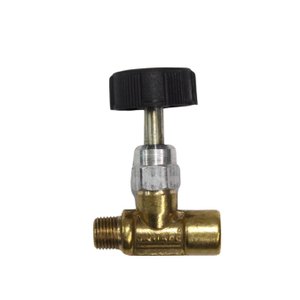Registro Regulador de Pressão de Gás 1/8 Npt Rosca Macho X Fêmea Latão