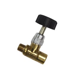 Registro Regulador de Pressão de Gás 1/8 Npt Rosca Macho X Fêmea Latão - 3
