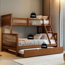 Ver imagem 3 de Treliche de Madeira Casal Solteiro com Aux Casal Woodstore