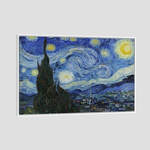 Quadro Decorativo 1 Tela Pintura A Noite Estrelada Van Gogh