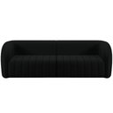 Ver imagem 4 de Kit Sofá 5 Lugares para Sala 332cm com 02 Poltronas Lazio M03 Veludo Preto - Lyam Decor