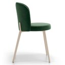 Ver imagem 7 de Kit 5 Cadeiras Sala de Jantar Estofada Gavi Arena L02 Couríssimo Verde Musgo - Lyam Decor