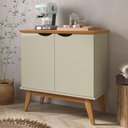 Ver imagem 1 de Buffet Meraki 2 Portas MDF 81cm Branco Off White Cinamomo Casah