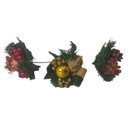 Ver imagem 1 de Kit C/25 Enfeite Natal Galho Com Pinha Ramo de Árvore Porta Pinheiro