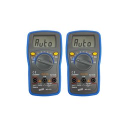 Kit 2 Multímetro Digital Tensão Resistência Continuidade Cat II-6 Rede Logica True Rms Md-610 Portát - 1