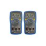 Kit 2 Multímetro Digital Tensão Resistência Continuidade Cat II-6 Rede Logica True Rms Md-610 Portát - 1