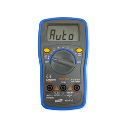 Kit 2 Multímetro Digital Tensão Resistência Continuidade Cat II-6 Rede Logica True Rms Md-610 Portát - 3