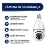 Camera Ip Inteligente Lampada Panoramica Yoosee Wifi - 3