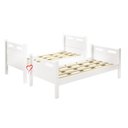 Ver imagem 3 de Beliche Vira Duas Camas Solteiro Jaspe Branco