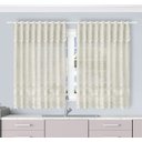 Ver imagem 2 de Cortina Cozinha Renda Toscana Bando 2,00x1,30 Alt:bege