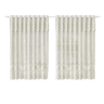 Cortina Cozinha Renda Toscana Bando 2,00x1,30 Alt:bege - 1