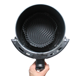 Forma de Airfryer Silicone Antiaderente Reutilizável 14cm - 3