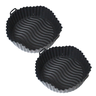 Forma de Airfryer Silicone Antiaderente Reutilizável 14cm - 7
