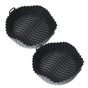 Ver imagem 7 de Forma de Airfryer Silicone Antiaderente Reutilizável 14cm