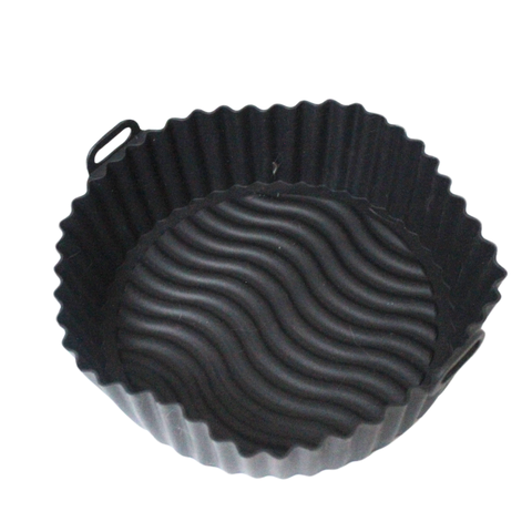 Forma de Airfryer Silicone Antiaderente Reutilizável 14cm