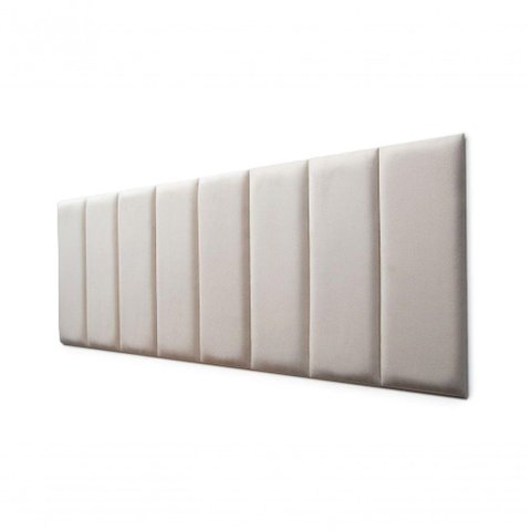 Placas Cabeceira Queen 160cm X 60cm 8 Placas Suede Off White