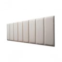 Ver imagem 1 de Placas Cabeceira Queen 160cm X 60cm 8 Placas Suede Off White
