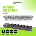 Ver imagem 3 de Filtro de Linha Preto 7 Tomadas Cabo de 1,10m Ipec