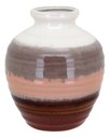 Ver imagem 1 de Vaso Decorativo Enfeite Casa Cerâmica 20x17x17cm Marrom