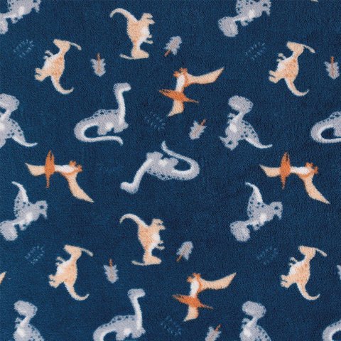 Manta Kids Infantil Solteiro Microfibra 150x220cm Porto Franco Mundo Dos Dinos