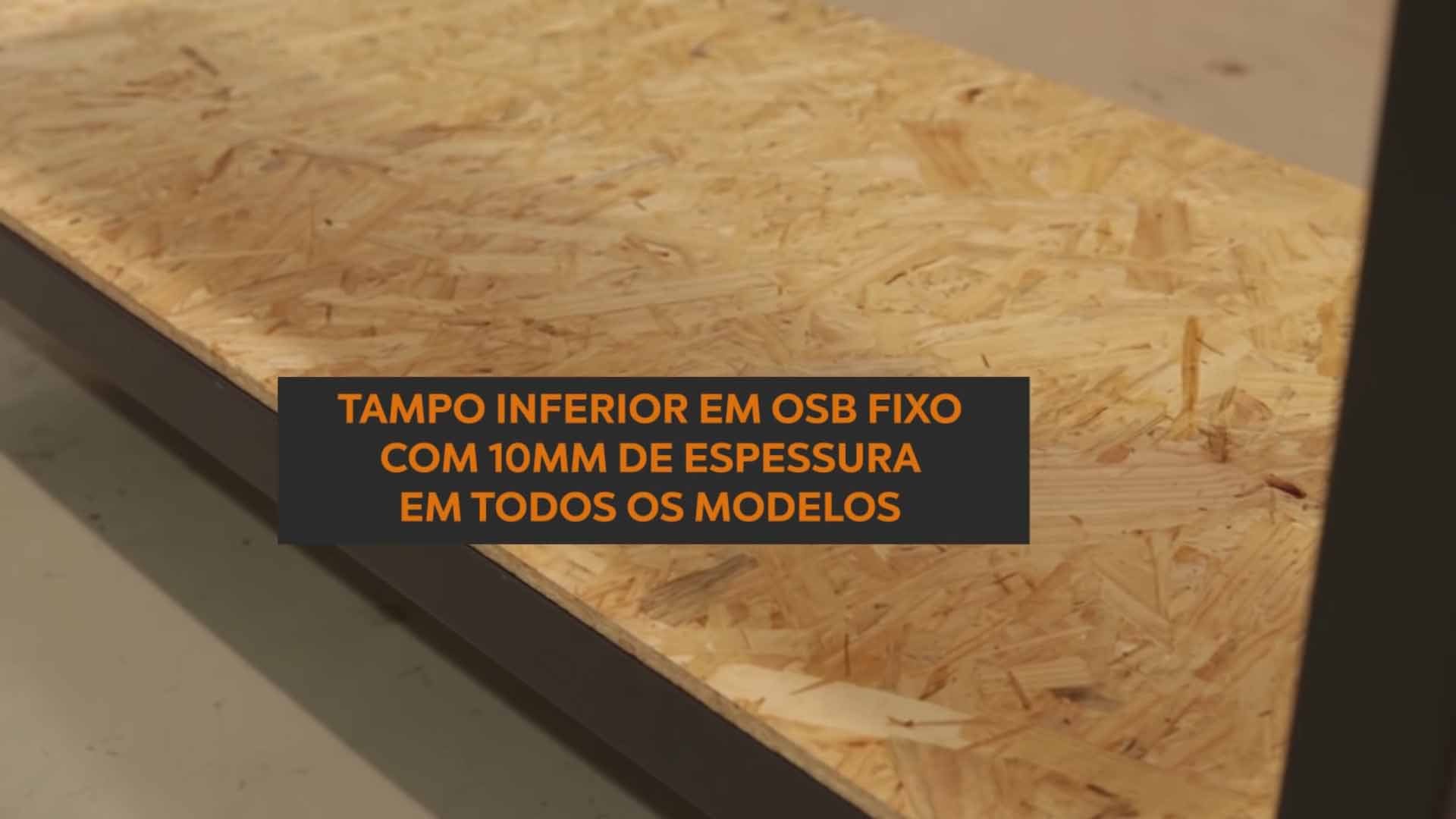 CHIARELI - Bancada de Trabalho Profissional PRESTO 2m Robusto em Aço e  Pinus Maciço