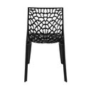 Ver imagem 6 de Kit 4 Cadeiras Gruvyer Empilhável Sala Jantar - Seat&co