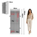 Ver imagem 5 de Armário Locker 4 Portas com Chave Multiuso para Academia Escritório e Vestiário ME4204 Branco