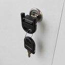Ver imagem 7 de Armário Locker 4 Portas com Chave Multiuso para Academia Escritório e Vestiário ME4204 Branco
