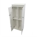 Ver imagem 3 de Armário Locker 4 Portas com Chave Multiuso para Academia Escritório e Vestiário ME4204 Branco