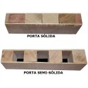 Ver imagem 3 de Porta Semi Sólida Lisa 72cm p/ Pintar