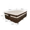 Cama Box King Molas Ensacadas Esplendor 76x193x203cm Luckspuma - 2