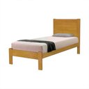 Ver imagem 1 de Cama Solteiro Lara Madeira Maciça Vintage Retrô Reforçada Alta Qualidade Imbuia