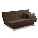 Ver imagem 3 de Sofá Cama 3 Lugares 1,80m Daise Suede Marrom Madelina Decor