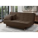 Ver imagem 1 de Sofá Cama 3 Lugares 1,80m Daise Suede Marrom Madelina Decor