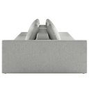 Ver imagem 3 de Sofá Ilha Modular com Puff para Sala Living 252cm Georgia K04 Linho Cinza - Mpozenato