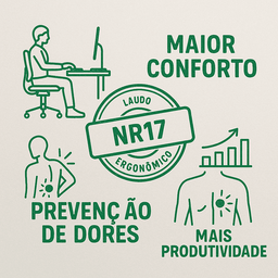 Cadeira Escritório Ergonômica Nr17 Encosto Mesh, Apoio Lombar, Altura Ajustável, Super Confortável - 4